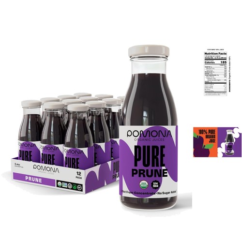 Pure prune juice 12 bottles - pure,
